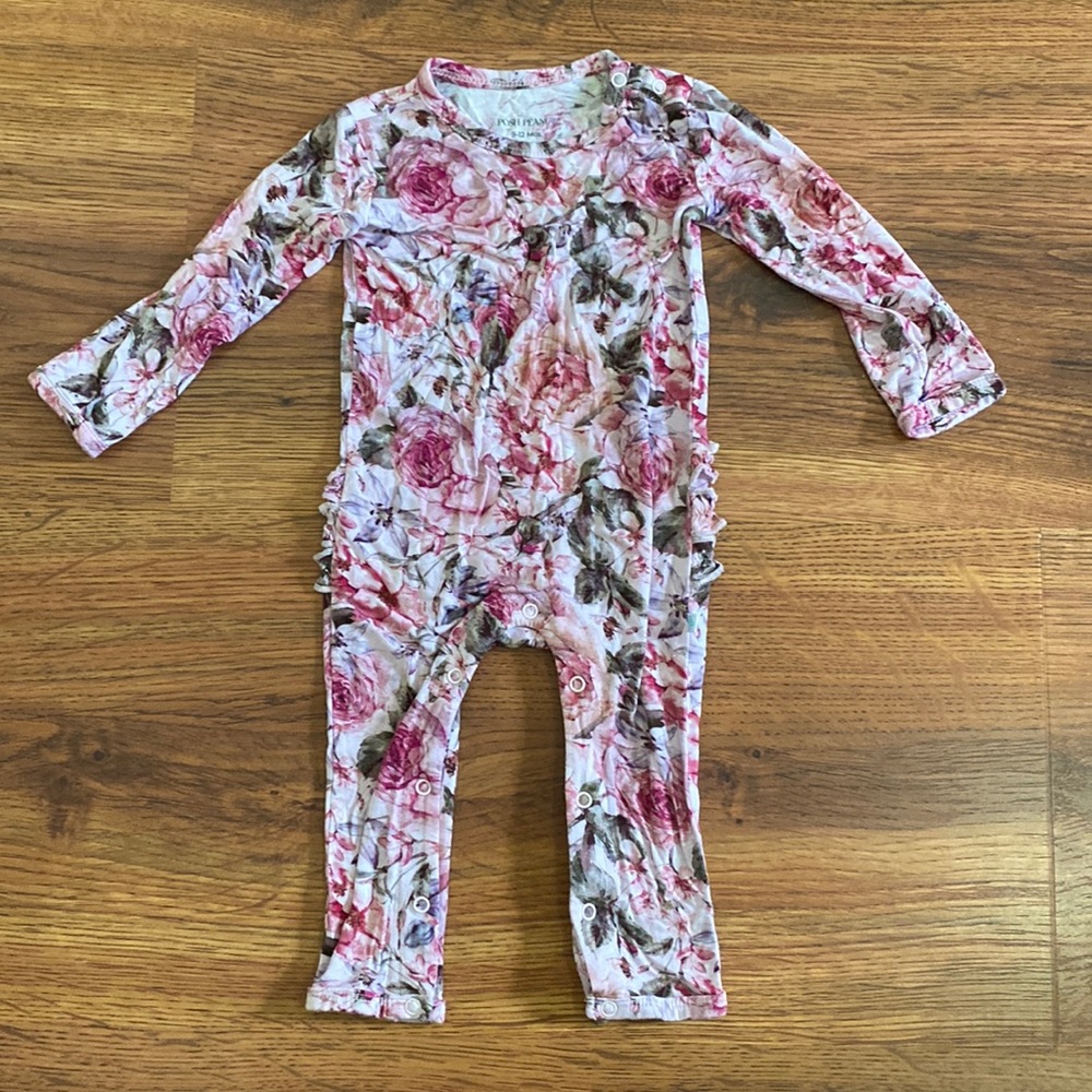 Posh Peanut Elise Romper - 9-12m
